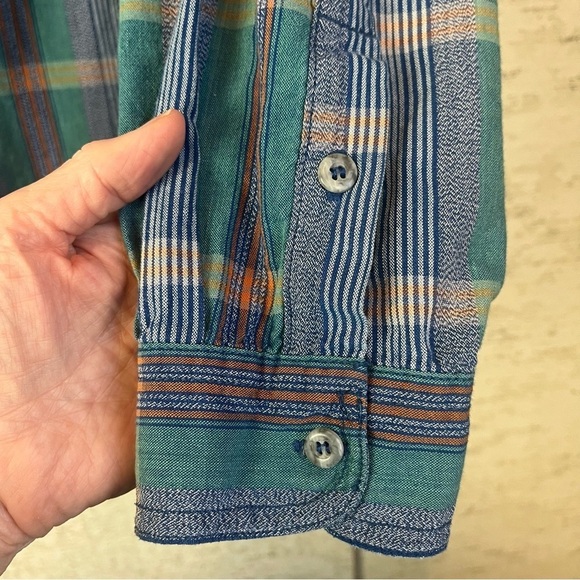 Vintage Mens Levis Plaid Button Down Shirt 90's Grunge - Picture 9 of 15